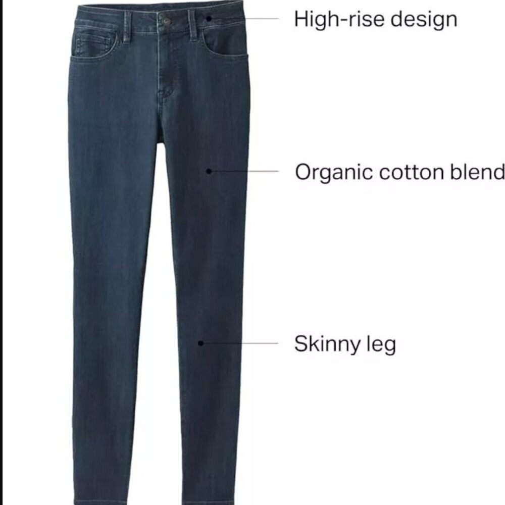 prAna Oday Jeans Womens Size 10 Short Dark Wash 30 Denim Jean Skinny High Rise - Picture 11 of 11
